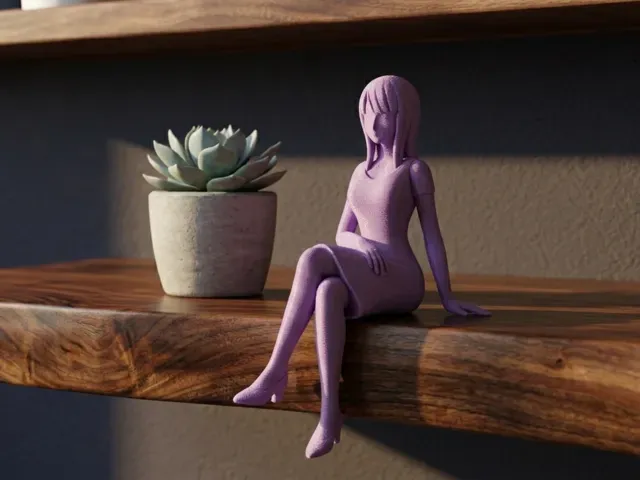 Nico Robin One Piece Sitting Anime Figure Shelf