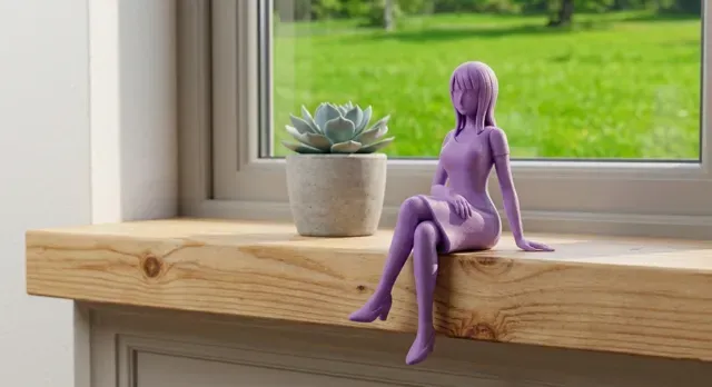 Nico Robin One Piece Sitting Anime Figure Shelf — Фото 4 из 4