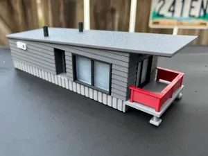 HO Scale Mobile Home Trailer Park Model