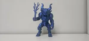 Mecha Demon with Birch Rods Christmas Robot