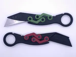 Karambit sliding knife and fidget toy