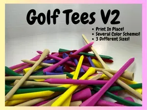 Golf Tees V2 - Super Quick!!