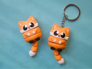 EGGO flexi articulated cute fox - toy & keychain