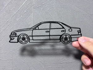 JDM Custom Car Wall Art TOYOTA MarkⅡ JZX100
