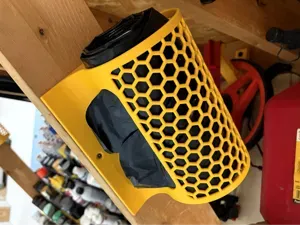 Garbage Bag Roll Holder - Wall or Shelf Mount