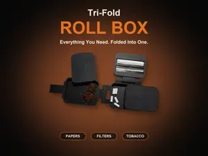 Tri-Fold Rollbox Tobacco, Tips & Papers EDC