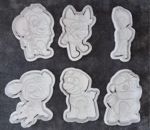 Paw Patrol Cookie Cutter Set V2 – Set of 6