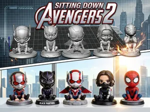 MARVEL SENTADITOS 2