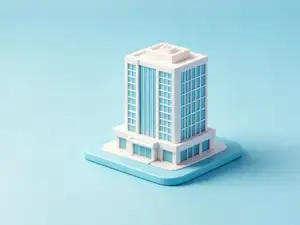 大楼-城市建筑模型微缩模型迷你商店-儿童过家家涂色玩具