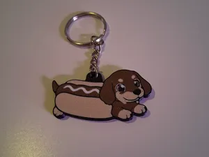 dachshund keychain