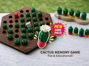 Cactus Match - A Game of Memory and Luck