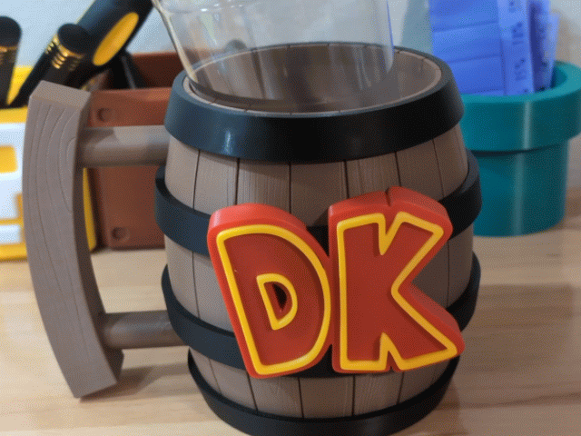 Donkey Kong Barrel Mug