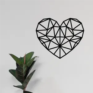 Wall Art - Heart Low Poly