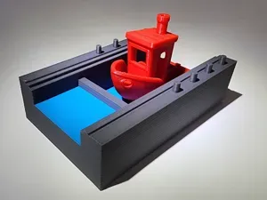 Panama Canal Lock — Benchy Around the World