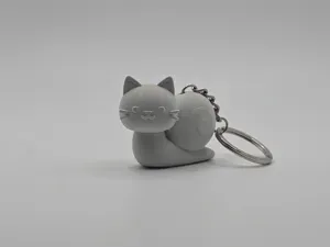 Cat x Snail Hybrid Keychain/Toy
