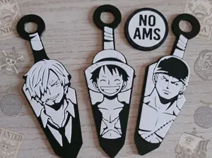 One Piece - Kunai edition - Luffy, Zoro and Sanji