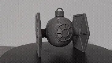 Tie Fighter Christmas Bauble * No AMS — Image 2 of 6