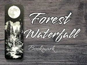 Forest Waterfall - Bookmark