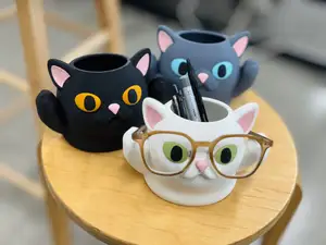 pencil holder & glasses stand