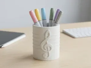 Treble Clef Pen Holder