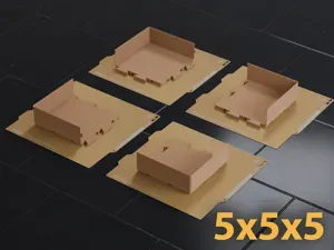 Gridfinity 5x5 Bin 5U A1 Mini Dovetail Split Fit
