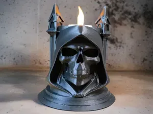Reaper's Flame Candle Holder – Darkness & Mystery