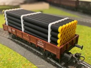 Rohrfracht Modellbahn H0 customizable parametric
