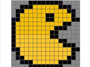 PACMAN Pixel Art Puzzle