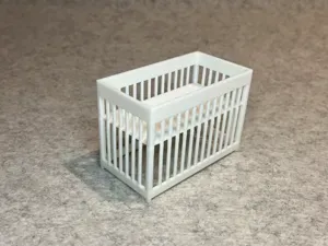 Dollhouse bed baby crib miniature house