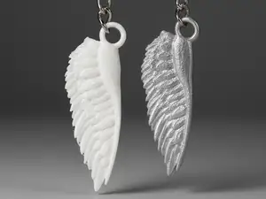 Ethereal Angel Wings Keychain
