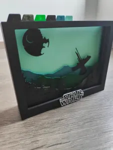 Star Wars Endor Shadow Box (A)