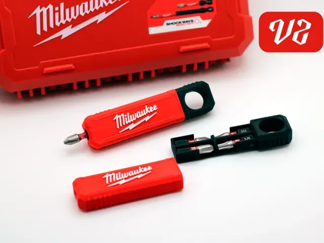 Milwaukee Pocket Screwdriver V2 - Multi-Bit Tool
