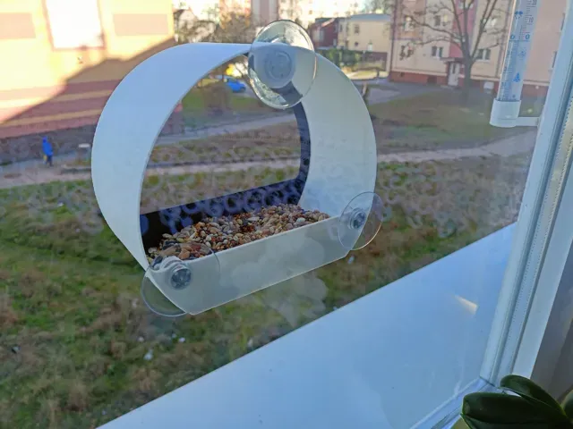 Window bird feeder — Фото 3 из 7