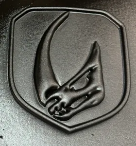 RAM Mudhorn front grille emblem