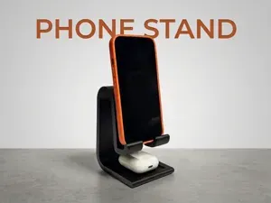 Phone Stand with AirPods Holder | Desk Organizer