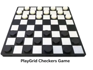 Playgrid Checkers Board Game