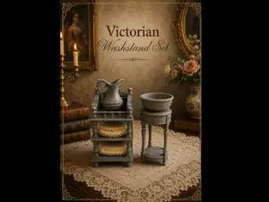 Luxury Victorian Washstand Dollhouse Collection