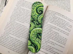 Bookmark Green Tentacle|Kraken Book Marker