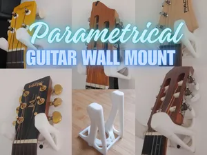 Parametric Wall Mount for Guitar Ukulele Bass ...