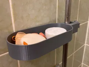 Soap dish for the shower