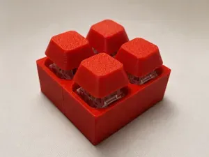 2x2 Keyboard Fidget Clicker