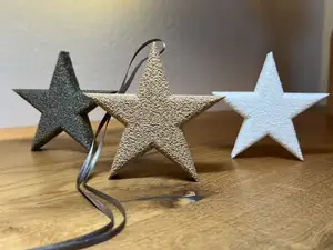 Fuzzy Weihnachtsstern Aufhängen & Hinstellen