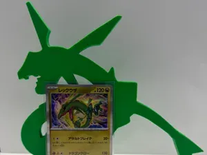 Rayquaza Card Stand Display