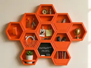 Modular Hexagon Wall & Desk Organizer