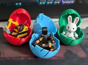 Breakable Easter Surprise Egg For Small Toys