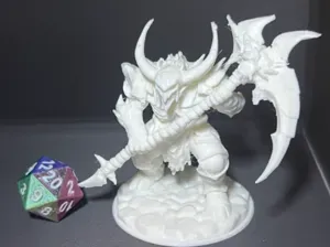 D&D-Dämon-Monster mit grosse Sense