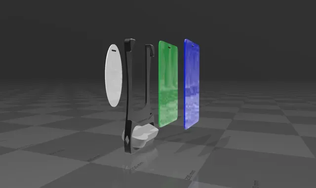 Badge + RSA holder NO SUPPORTS (1-3 cards) — Фото 2 из 4