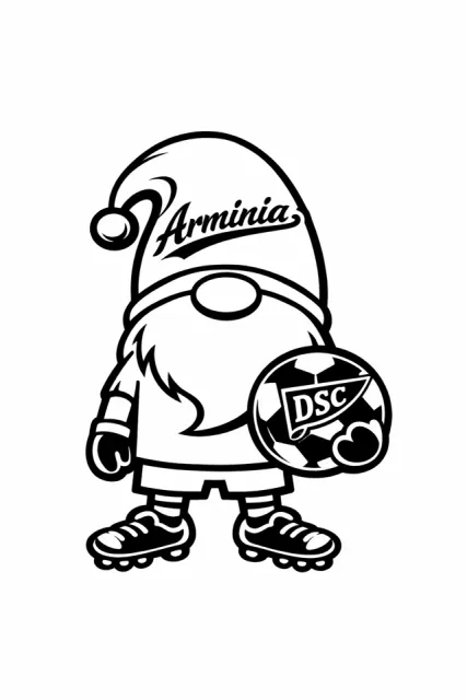 Gnome im Trikot und Arminia Bielefeld — Фото 2 из 3