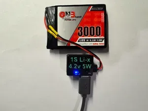 USB-C 1S LiPo / Li-Ion / 18650 Charger Case