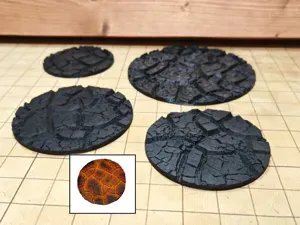 Deep Cracked Mud / Lava Base Toppers 80-160mm 40K